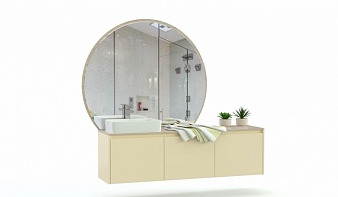 Мебель для ванной комнаты Нео 2 BMS с накладной раковиной