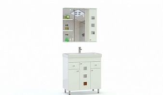Мебель для ванной Флер 1 BMS белого цвета