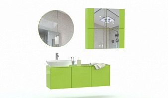 Мебель для ванной комнаты Опен 4 BMS зеленая