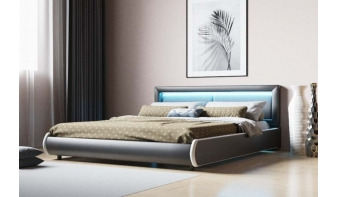 Кровать мягкая Омелия с LED BMS 160х200 см