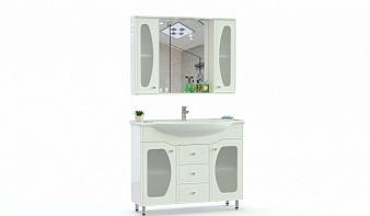 Мебель для ванной комнаты Принстон 4 BMS белого цвета