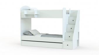 Светлая Детская двухъярусная кровать Соня BMS