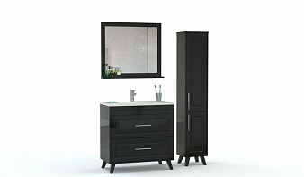 Мебель для ванной комнаты Синти 2 BMS комплект с тумбой, раковиной, зеркалом