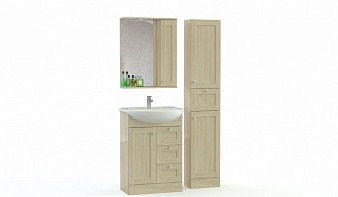 Мебель для ванной комнаты Ясон 1 BMS комплект с тумбой, раковиной, зеркалом