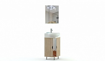 Мебель для ванной Линда 4 BMS комплект с тумбой, раковиной, зеркалом