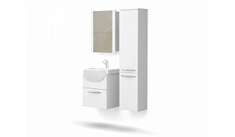 Мебель для ванной Акватон Ария 50 белая по индивидуальному размеру