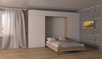 Двуспальная Шкаф-кровать трансформер Рубин 11 BMS