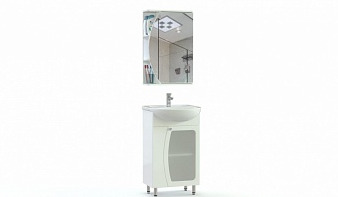 Мебель для ванной Флер 5 BMS комплект с тумбой, раковиной, зеркалом