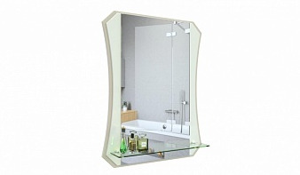 Зеркало в ванную комнату Дуо 4 BMS с полками
