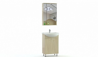 Мебель для ванной Румба 1 BMS комплект с тумбой, раковиной, зеркалом