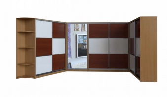 Угловой П-образный шкаф Соната BMS шириной до 5 метров
