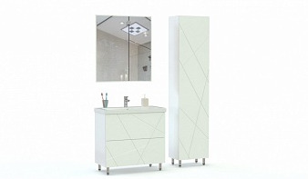Мебель для ванной Гамма 3 BMS белого цвета