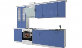 Кухня Афелия BMS в синих тонах
