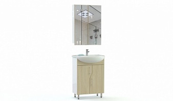 Мебель для ванной комнаты Рино 3 BMS комплект с тумбой, раковиной, зеркалом