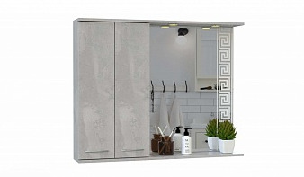 Зеркало в ванную Хелика 2 BMS с 2 шкафчиками