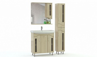 Мебель для ванной Клора 1 BMS комплект с тумбой, раковиной, зеркалом