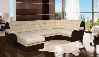 П-образный диван Марсель 3 П BMS бежевого цвета