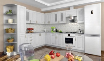 Кухня Верона - 2 угловая BMS цвет белый