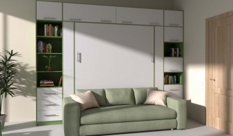 Двуспальная Шкаф-кровать с диваном Изабель-6 BMS