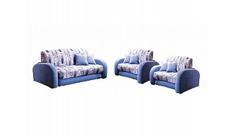 Комплект мягкой мебели Ариэль BMS тип - прямой, цвет - синий