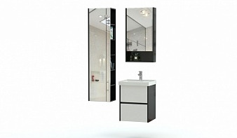 Мебель для ванной комнаты Рони 4 BMS черно-белая