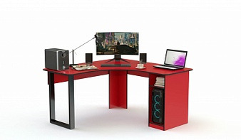 Геймерский стол Фараон-6 BMS красного цвета