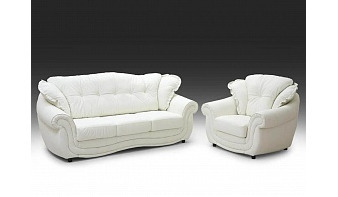 Прямой диван Хилтон 3 BMS тип - прямой, цвет - белый