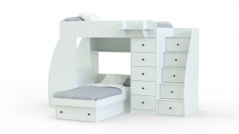 Светлая Детская двухъярусная кровать ОК-1 BMS