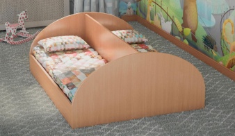 Детская кровать двухместная смежная Бабочка BMS для двоих