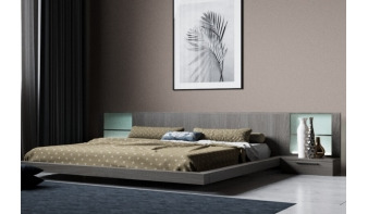 Двуспальная кровать с подсветкой Гамма
