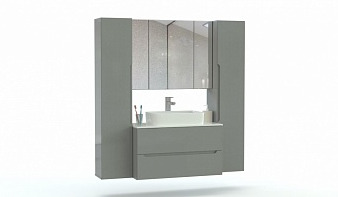 Комплект для ванной комнаты Пруст 5 BMS серый