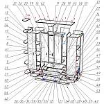 Схема сборки Распашной шкаф Эко 1 BMS