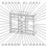 Схема сборки Комод-витрина Сольфеджио-20 BMS
