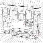 Схема сборки Мебельная стенка Венеция 9 BMS