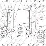 Схема сборки ТВ-тумба №18 BMS
