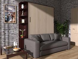 Распродажа - Шкаф-кровать с диваном Изабель-8 BMS (2100х2240х500)