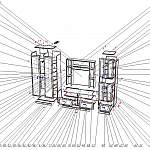 Схема сборки Мебельная стенка Николь-2 BMS