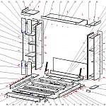Схема сборки Шкаф-кровать трансформер Марта 8 BMS