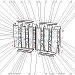 Схема сборки Комплект распашных шкафов Сирена 3 BMS