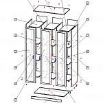 Схема сборки Шкаф 3-х дверный Юлианна BMS