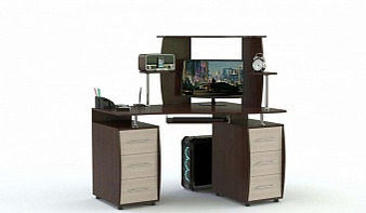 Угловой компьютерный стол КС-12У 2Я BMS по индивидуальному размеру