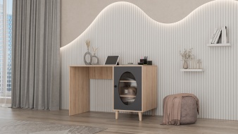 Прямой Стол письменный Брукс 4 BMS