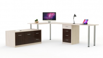 Письменный стол для двоих Нико 87 BMS по индивидуальному размеру