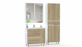 Мебель для ванной Ницца 5 BMS комплект с зеркалом и шкафом
