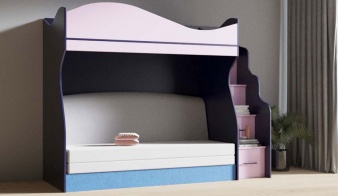 Детская кровать с диваном Дон Кихот 15 BMS по индивидуальным размерам