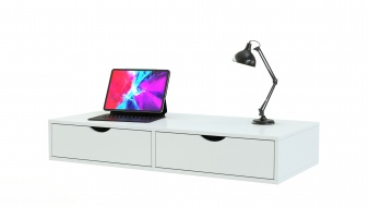 Навесной письменный стол Лекса 1 BMS по индивидуальному размеру