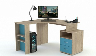 Угловой компьютерный стол Вилли BMS по индивидуальному размеру