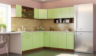 Кухня Арина 14 BMS зеленого цвета