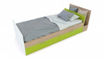 Зеленая Детская кровать Сказка 5 BMS
