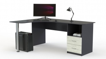Угловой письменный стол с ящиками Солл 011-70 BMS по индивидуальному размеру